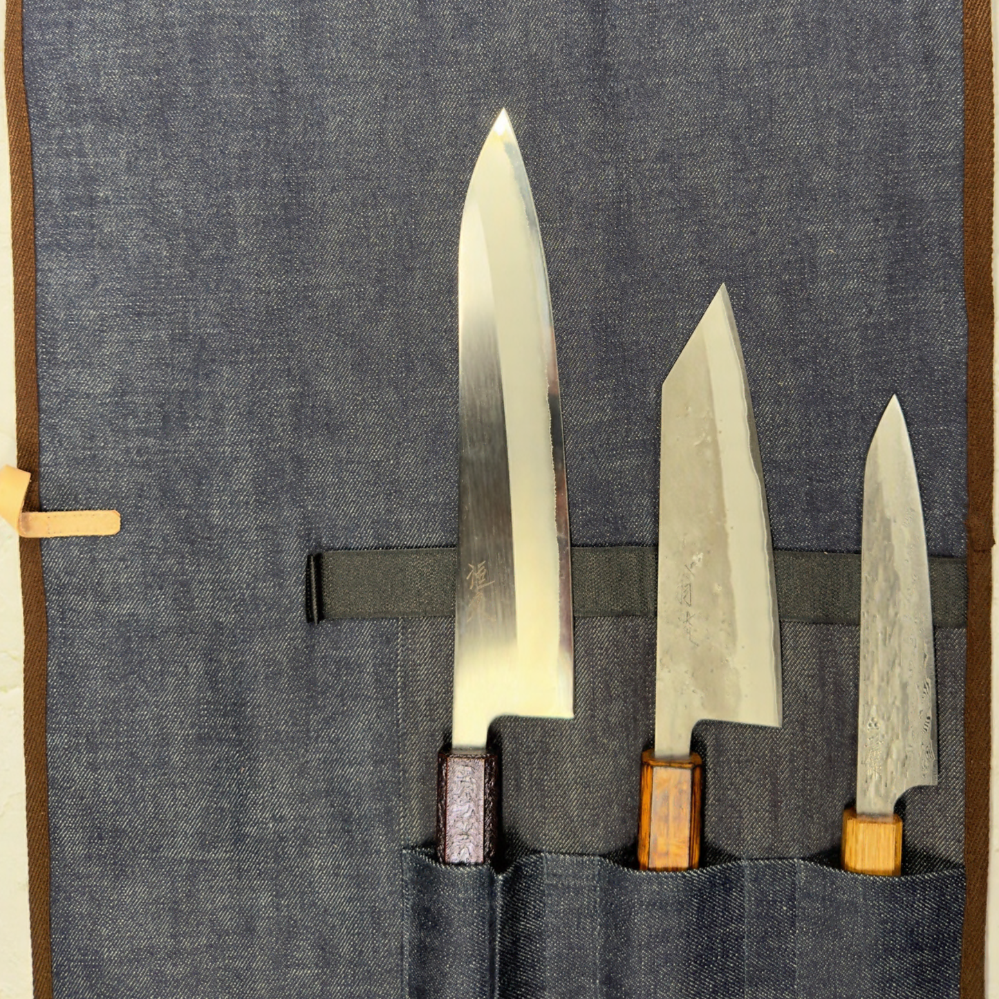 Knife Roll - Denim Small