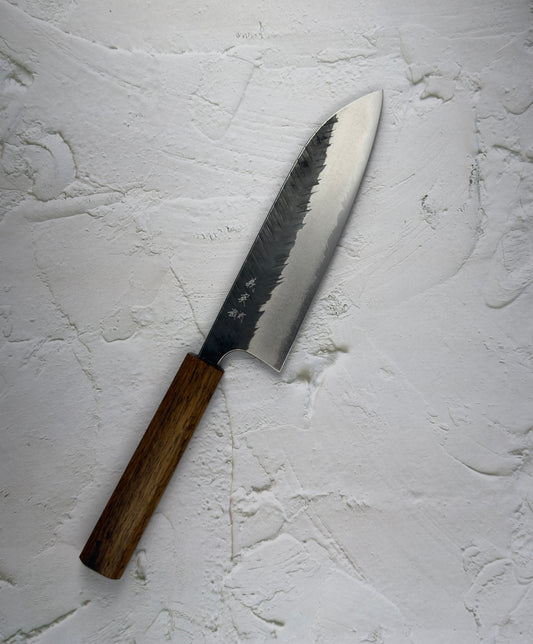 Yoshimi Kato - AS Kuro V Tsuchime Santoku 170mm