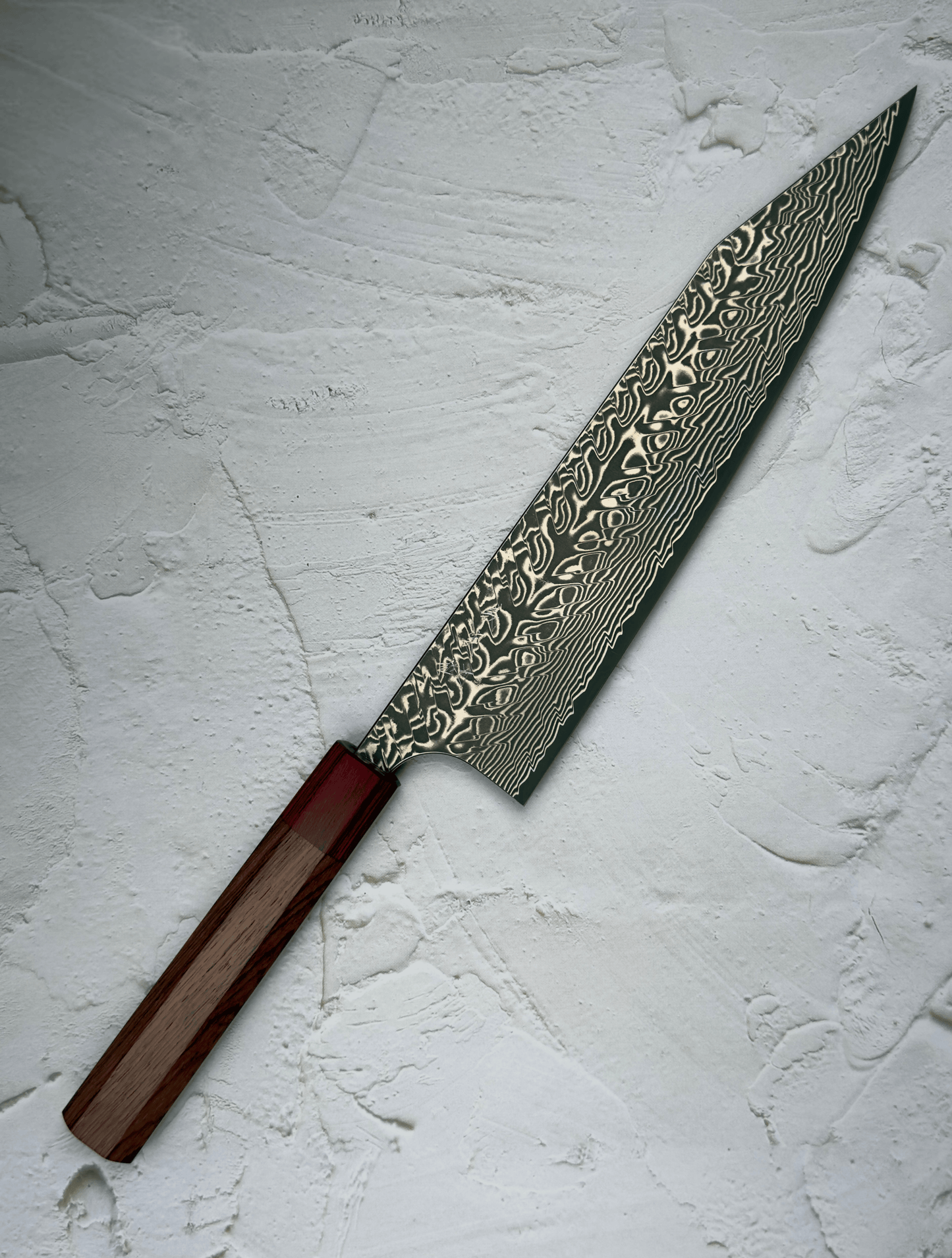 Yoshimi Kato - SG2 Kuro Damascus Kiritsuke 240mm