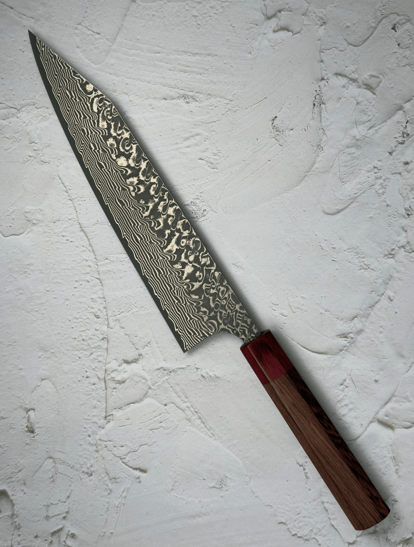 Yoshimi Kato - SG2 Kuro Damascus Kiritsuke 240mm
