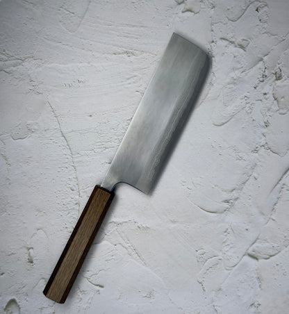 Anryu Hamono - AS Polished Damascus Nakiri 165mm