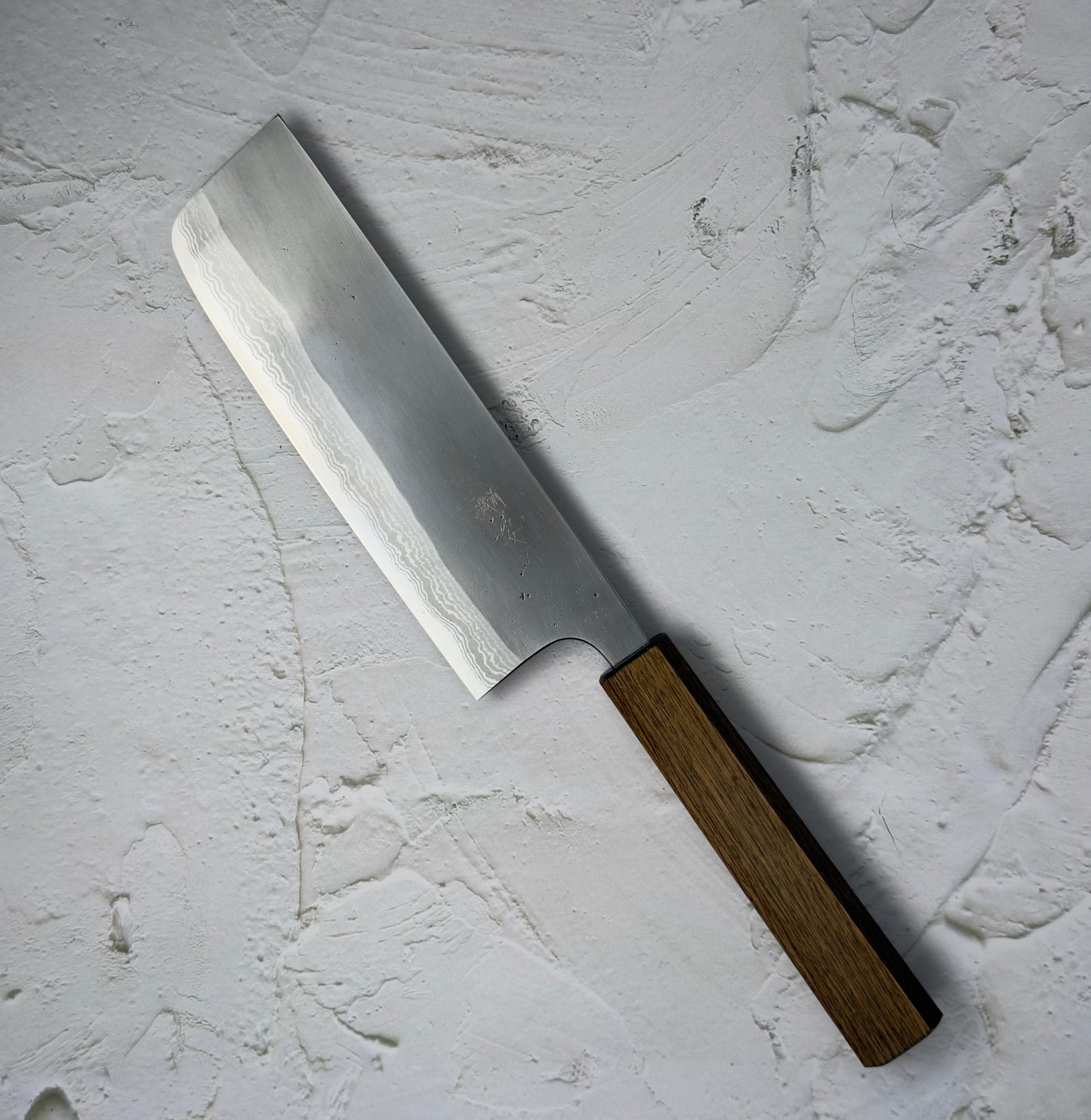 Anryu Hamono - AS Polished Damascus Nakiri 165mm