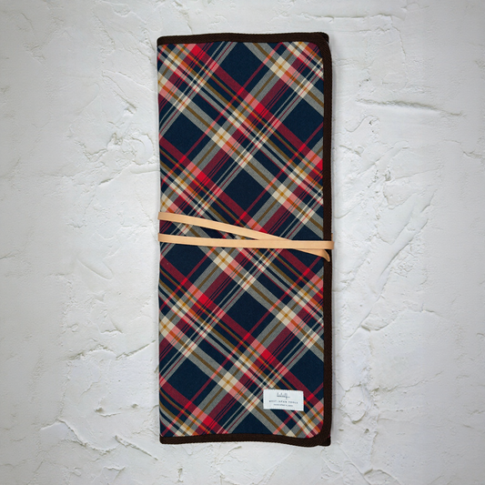 Knife Roll - Tartan Large