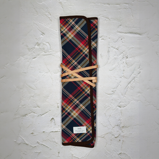 Knife Roll - Tartan Small