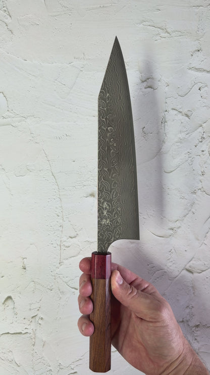 Yoshimi Kato - SG2 Kuro Damascus Kiritsuke 240mm
