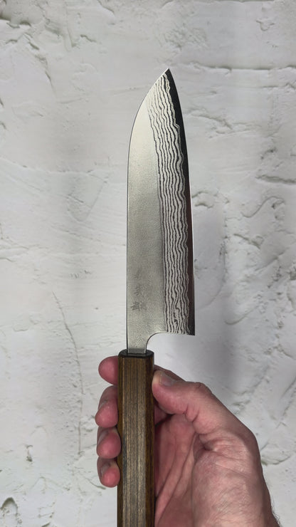 Yoshimi Kato - VG10 Nashiji Santoku 165mm