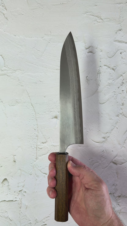 Anryu Hamono - AS Polished Damascus Gyuto 210mm